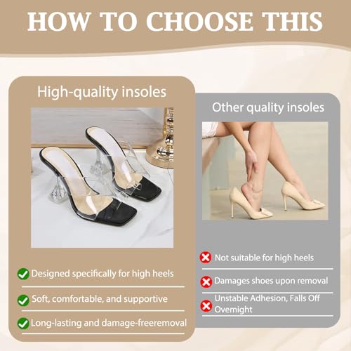 Plantillas de Gel para Tacones Altos Mujer, 4 Unidades miniatura 4