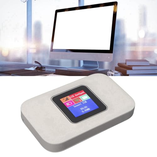 Image of Pocket 4G WiFi, 300Mbps 3000mAh Plug and Play Micro Card Slot Portable WiFi Router for 10 Users, Mobile Broadband Devices for Cell Phone Laptop Computer TV Travel Business