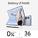 Samsung Galaxy Z Fold5 Faltbares AI-Android-Smartphone ohne Vertrag, Handy, 512 GB, Verlängerte Akku-Laufzeit, HD-Kamera, Phantom Black, Inkl. 36 Monate Herstellergarantie [Exklusiv bei Amazon]
