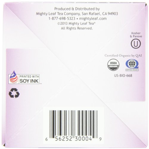 Mighty Leaf Black Tea, Organic Earl Grey, 15 Pouches (Pack Of 3) Package May Vary #TOP4