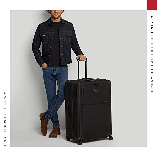 Tumi Alpha 3 Extended Trip Expandable 4-Wheeled Packing Case Suitcase - Great For Extended Travel Of Shared Packing - Rolling Luggage For Men And Women - Anthracite #TOP5