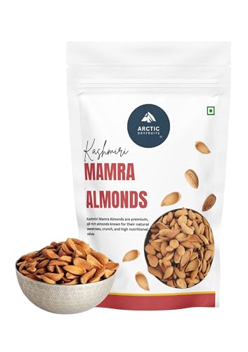 Image of Arctic Dryfruits Kashmiri Mamra Almonds (250g) | Vaccum Packed Badam Giri | Rich in Protein, Healthy Oils & Fats | No Additives or Preservatives | Natural Crunchy Dry Fruits