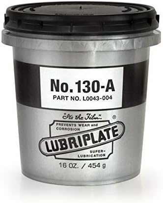 Lubriplate L0043-004 130 Series Beige ISO-9001 Registered Quality System, ISO-21469 Compliant 135 cSt Multi-Purpose Grease (Pack of 12)