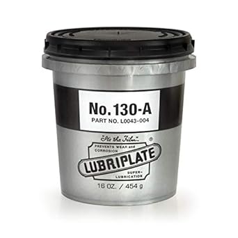 Lubriplate L0043-004 130 Series Beige ISO-9001 Registered Quality System, ISO-21469 Compliant 135 cSt Multi-Purpose Grease, 1 pack