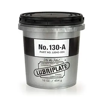 Lubriplate L0043-004 130 Series Beige ISO-9001 Registered Quality System, ISO-21469 Compliant 135 cSt Multi-Purpose Grease, 1 pack