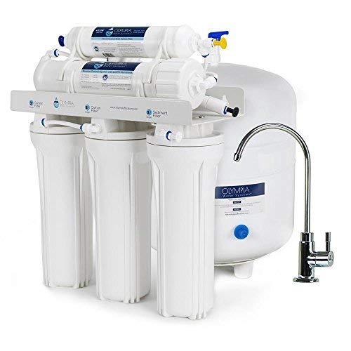 Olympia Water Systems OROS-50 5-Stage Reverse Osmosis Water Filtration System with 50GPD Membrane