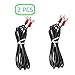 Komsunma Turntable Ground Wire for Technics SL-1200 SL-1210-5ft Grounding Cable 18AWG (2-Pack)