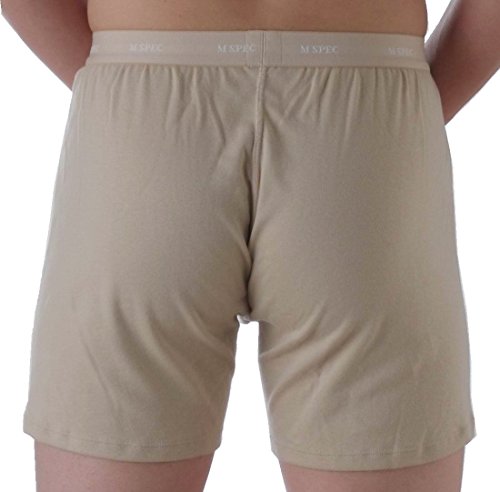 MSPEC Men's Knit Boxers 3D-Crotch Breathable/Comfortable MS-043