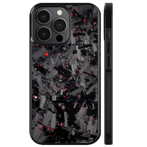 2025 New Forged Carbon Fiber Phone Case，Support Wireless Charging，Anti-Slip Sides，Magnetic...