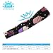 Meaudiwes Fashion Compression Cooling Arm Sleeves Tattoo Cover Up For Women Men Space Galaxy Ice Cream Cake Black