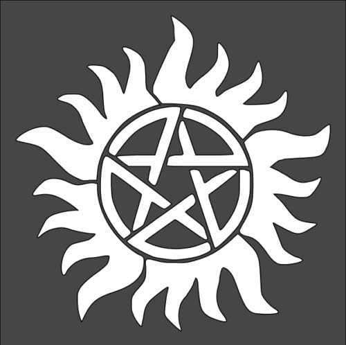 Starfire Stencil - Celestial Design for DIY Crafts, Art Projects, and Cosmic-Inspired Creations - 5.5 x 5.5 Inches