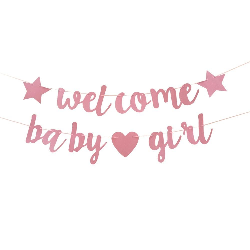 2 Pieces Of Welcome Flags, 20 Pieces Of Balloons, Baby Celebration Props, Party Scene Layout, Newborn Ceremony Decoration