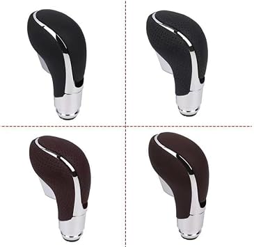 Gear Shifter Knobs Fit for Buick Regal Fit for Excelle Opel Automatic Transmission Handle, Handball Gear Shift Head, Automotive Accessories(Brown-A)