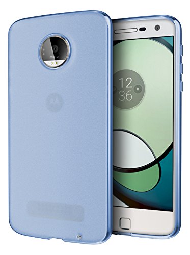 Moto Z Play Case, Cimo [Matte] Premium Slim Protective Cover for Motorola Moto Z Play Droid (2016) - Blue