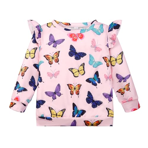 Image of RETSUGO Little Girls 2 Piece Clothing Sets Toddler Unicorn Sweatshirts and Leggings Cotton Fall Winter Casual Outfits 3-8T