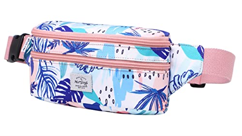 Image of Hotstyle 521S Fashion Waist Bag Cute Fanny Pack 20X6X11 cm Pink Tropical