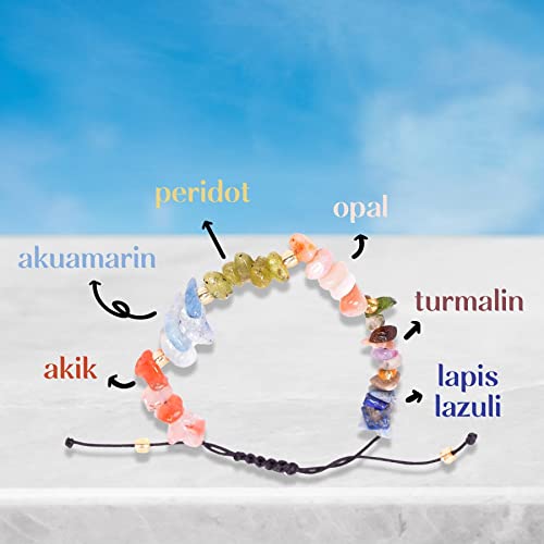 Bileklik — Terazi Burcu Doğal Taş Ayarlamalı
