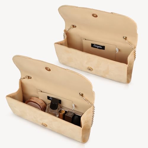 Image of Women Faux Suede Bow Evening Clutch Bags Formal Party Clutch Wedding Party Purse Prom Clutch | Faux Suede
