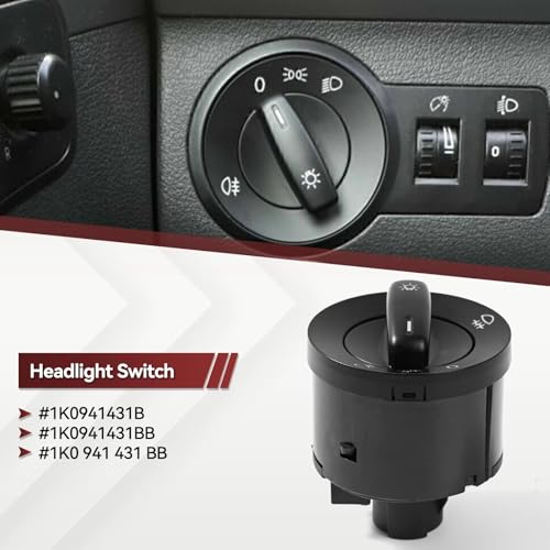 Interruptor de faro de 10 pines 1K0941431B para Seat Alhambra 2011 a 2015 4