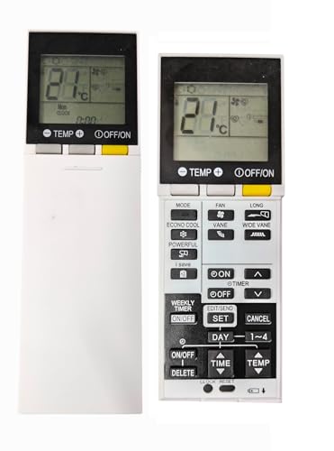 Image of Ehop Compatible Remote Control for Mitsubishi AC with iSave Button AC-219B (Old Remote Must Be Exactly Same for It to Work)