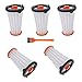 WINWINHOME Juego de 5 filtros AEF144 para AEG Electrolux Rapido AG51 AG61 HX6 y Ergorapido CX7-1 AG18 AG30 AG31 AG32 AG35 - Filtro de repuesto para aspiradora AEF 144, EF144