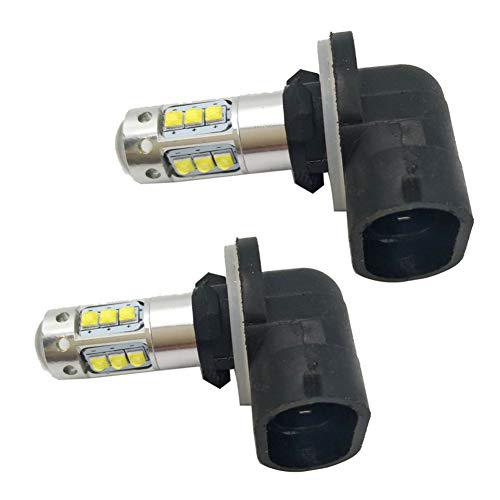 Cosmoska 2PCS 881 80W LED Headlight Bulb Super White Driving Lights For Polaris Ranger Sportsman ACE RZR XP X2 400 450 500 550 570 700 800 850