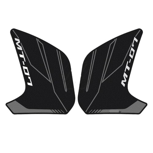 Protection réservoir MT07 autocollant antidérapant avec grip latéral de genou