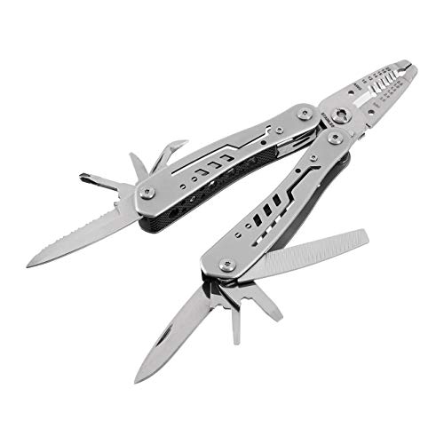AmazonBasics 10-in-1 Electrician's Stripping Multi-Tool with Nylon Sheath