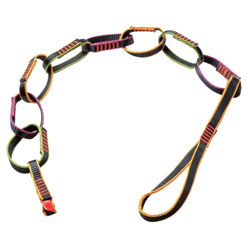 Chewtoyo Eslinga de nailon para escalar, diseño de múltiples bucles para rapel y aventuras de escalada al aire libre