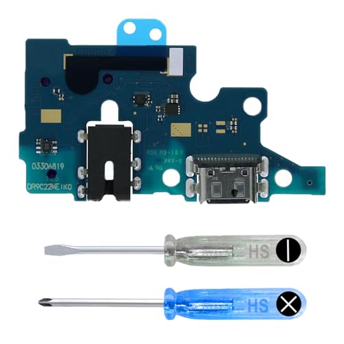 MMOBIEL Ladebuchse Kompatibel mit Samsung Galaxy A71 2020 - Dock Connector USB C - Audio Jack/Mikrofon/Antenne Ersatz - Inkl. Schraubenzieher