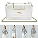 MOETYANG Clear Purse Stadium Approved for Women, Small Clear Crossbody Bag Fashion, Cute See Through Clutch Mini Shoulder Bag