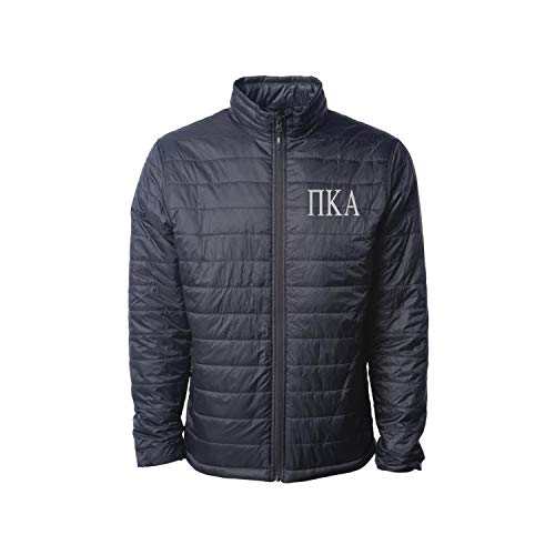 Pi Kappa Alpha Puffy Jacket (Large, Black)