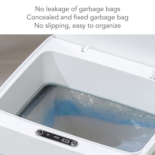 Bote de basura inteligente con sensor, 12 L, rectangular miniatura 5