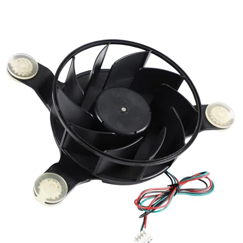 Uqezagpa 12026640 - Ventilador de refrigerador, evaporador, reductor de ruido, turbinas centrífugas, ventilador de motor silencioso, parte de refrigerador, turbinas centrífugas, ventilador de motor