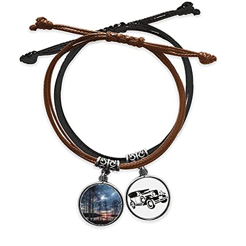 Bracelet lac nature en corde et cuir pour vos randonnées et voyages