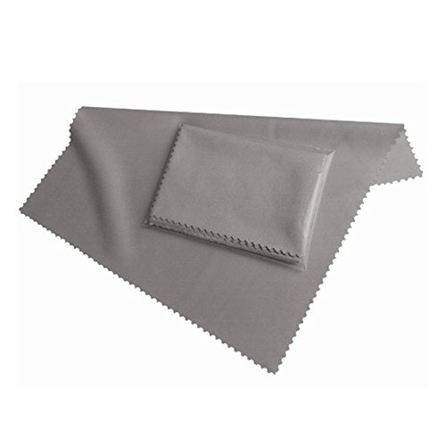 Cpolebev PañO de Limpieza de Pantalla de Fibra de 19X20 Cm en Gris, para Todos los TeléFonos Inteligentes y Tabletas - Pantalla de Tela Limpia - Pantalla de Tela