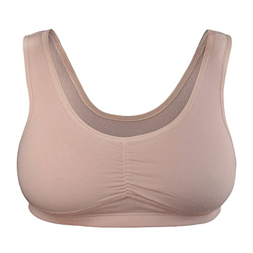 SHUIKU Wonderline Beginners Training Bra Style 1553 (34, Beige)
