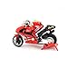 Domiuie Mini RC Motorcycle for Adult, 2.4G Electric Remote Control Drift Motorcycle, Simulation RC Stunt Jump Racing Vehicle Model with High Speed