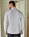 COOFANDY Men's Quarter Zip Up Pullover Lightweight Mock Neck Sweatshirt Casual Long Sleeve Polo Shirt