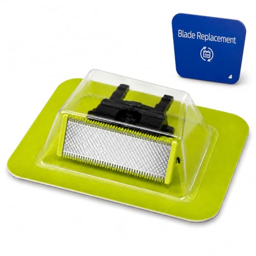 Image of Replacement Blade Compatible with Philips OneBlade Trimmers for Men, Fits QP1424, QP1624, QP2512, QP2525, QP2532, QP2620, QP2724 /10, QP2824 /10 & QP6550, Blade Only, 1 Pack