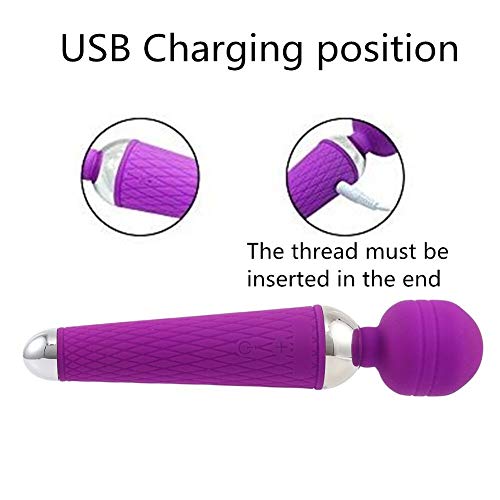 Vibrador Massageador Varinha Mágica Silicone Medicinal Aveludado