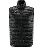 Zwei Einschubtaschen Haglöfs Daunenweste Herren ROC Down Vest Insulating, atmungsaktiv, wasserabweisend True Black XL XL