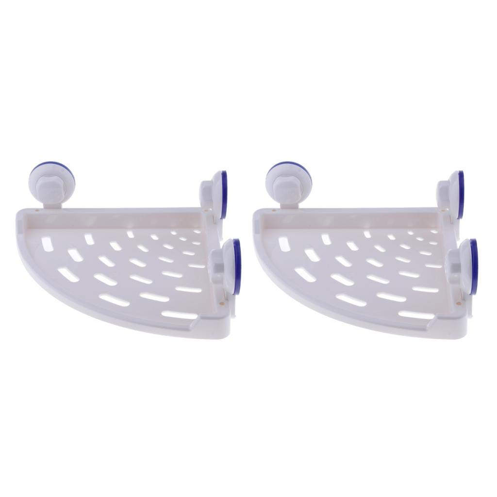 1 2 Tier Bath Rack Corner Shower Caddy Bathroom Organizer 2 Tier Triangular 4