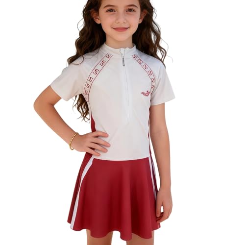 Traje de baño de una pieza para niña, la prenda cómoda que evita rozaduras en la piscina