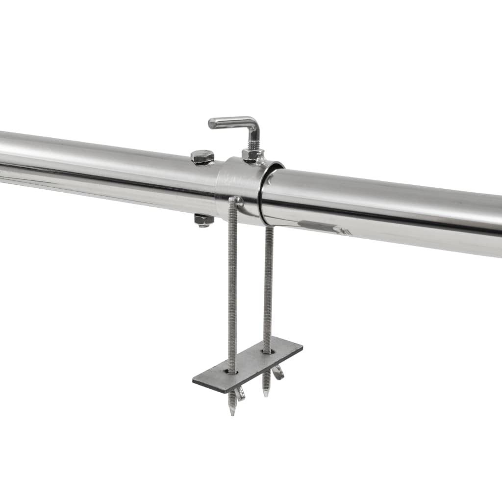 Spiedo automatico con motore in acciaio inox, 150 x 46,5 x 82,5 cm, griglia elettrica per balcone e terrazza, compatta, con regolatore di temperatura e vaschetta raccogli grasso, ideale