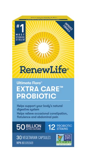Renew Life Ultimate Flora Extra Care Probiotique | 30 Capsules
