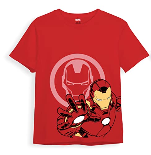 Image of minicult Marvel's Avenger Cotton Half Sleeve T Shirt for Boys and Girls with Character Prints(Pack of 1)(Hulk) (Green)(15-16 Years)