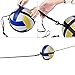Tobefore 1 Set 21cm Diameter Flexible Wear-Resistant Volleyball Training Equipment Aid for Beginners Practicing Serving/Great Volleyball Spike Training System, Nylon Volleyball Spike Training System