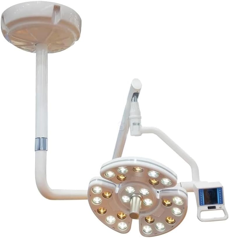 EustomA Ceiling Mounted LED Light 30 W Shadowless LED Exam Lamp Operating Light 26 LEDs Planting Lamp Color Temperature Adjustable with Upgraded Arm KY-P138