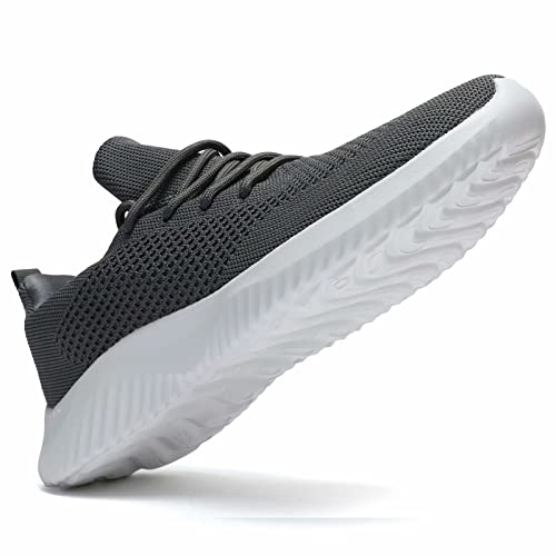 Image of Wrezatro Men's Slip on Walking Shoes Ultra Light Breathable Non Slip Running Shoes Casual Fashion Sneakers Mesh Workout Sports